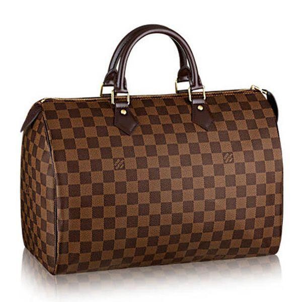 Louis Vuitton Damier Ebene Canvas Speedy 35 N41363