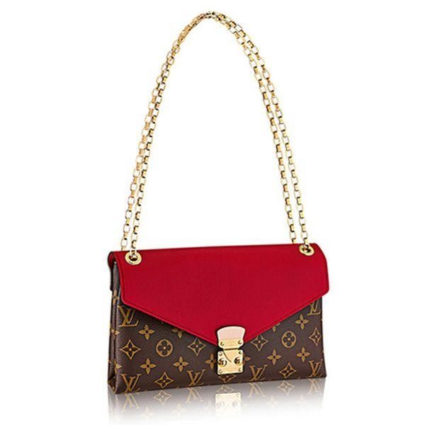 Louis Vuitton Monogram Canvas Pallas Chain M41201 Cerise