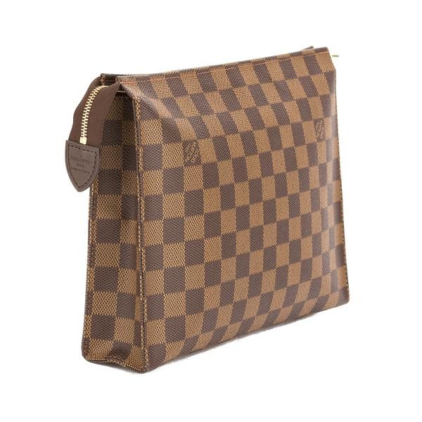 Louis Vuitton Damier Ebene Clutches Brown