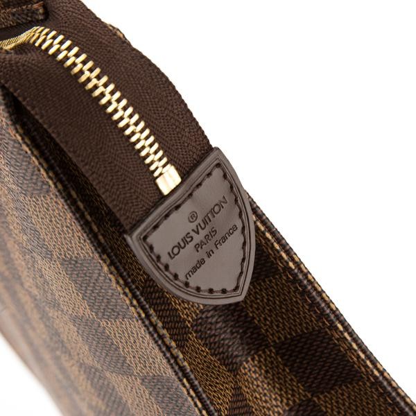 Louis Vuitton Damier Ebene Clutches Brown