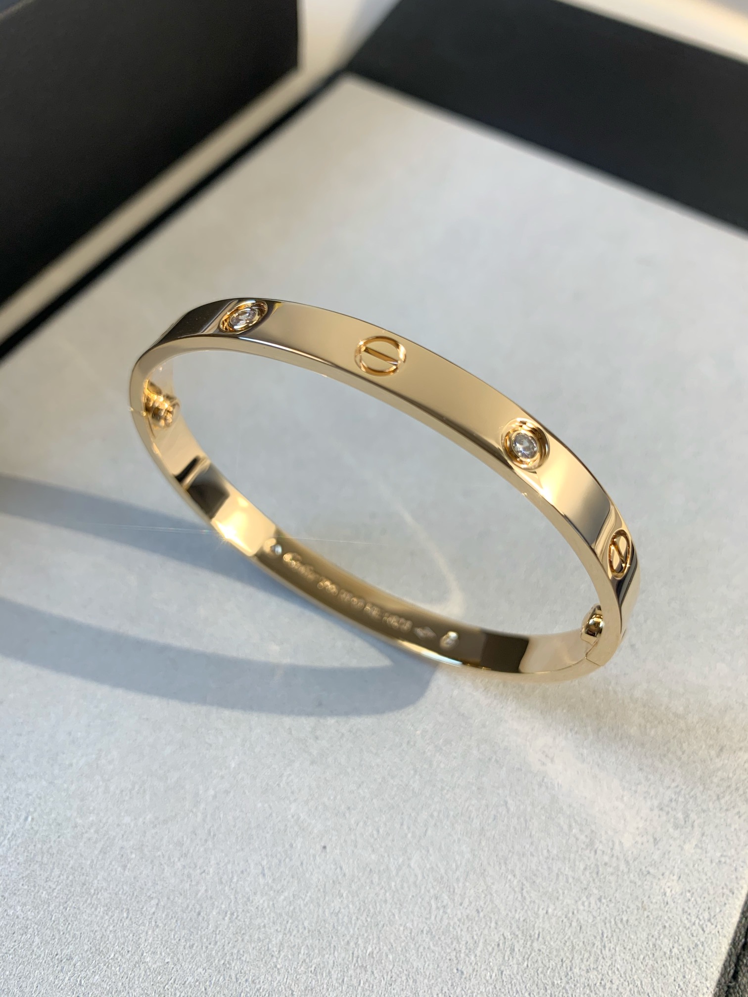 Cartier 4 Diamonds Love Bracelet