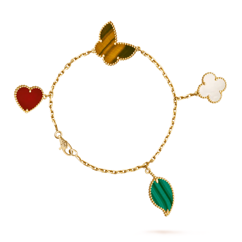 Van Cleef & Arpels Lucky Alhambra Bracelet, 4 motifs - Click Image to Close