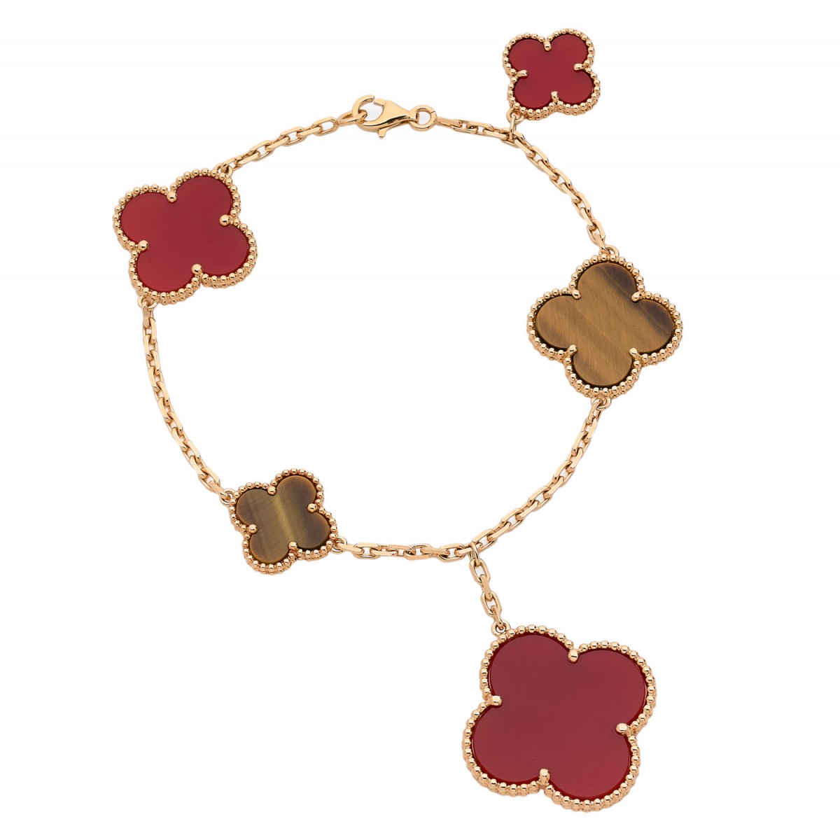 Van Cleef & Arpels Magic Alhambra bracelet, 5 motifs - Click Image to Close