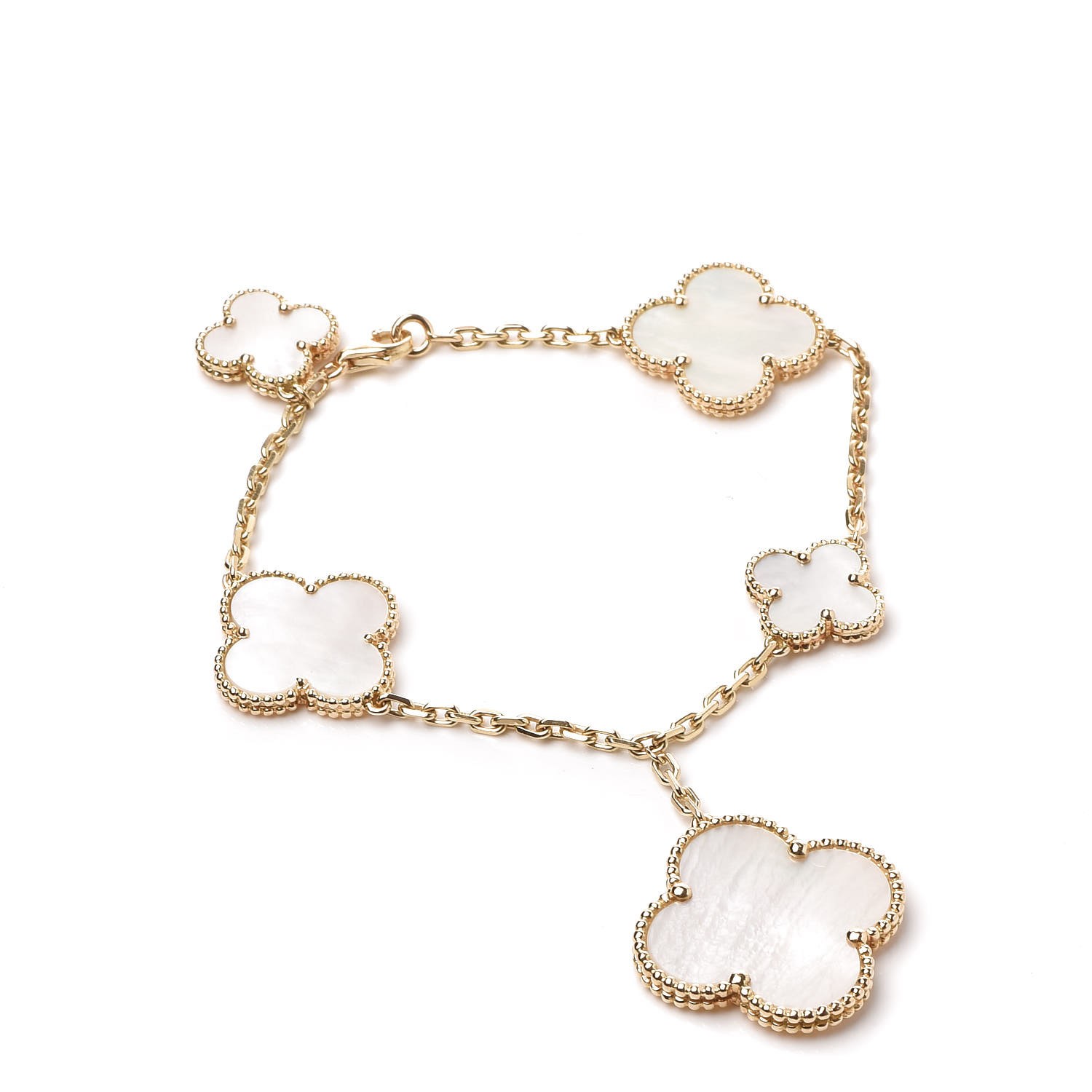 Van Cleef & Arpels Magic Alhambra bracelet, 5 motifs - Click Image to Close