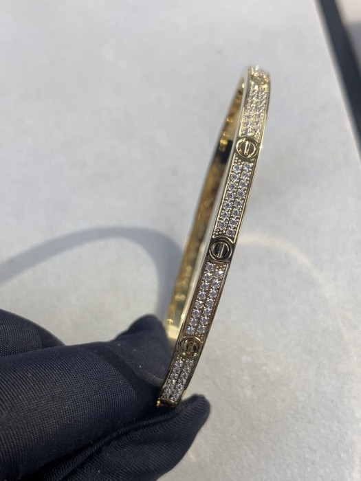 Cartier Love Bracelet Small Model Diamond Paved