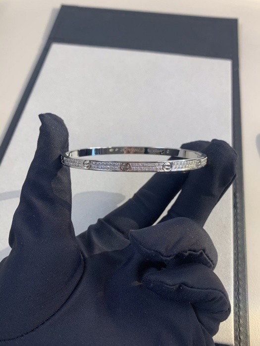 Cartier Love Bracelet Small Model Diamond Paved