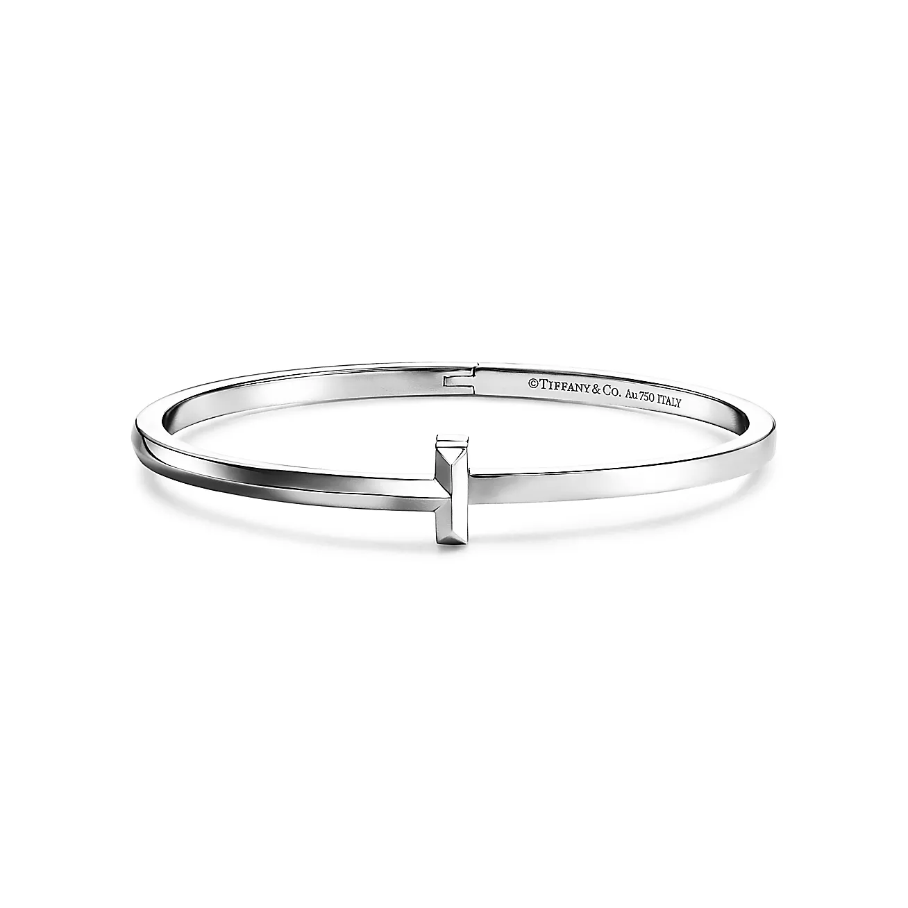 Tiffany T T1 Narrow Hinged Bangle in 18k Gold-Plated