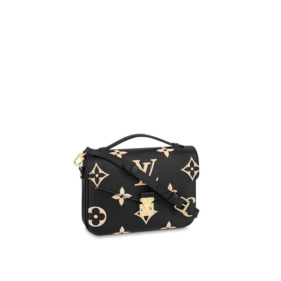 Pochette MÉtis M45773 Black/Beige Bicolour Monogram Empreinte Le - Click Image to Close